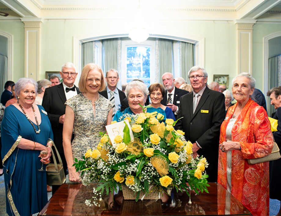 The Queensland Governor and guests